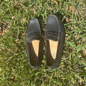 Bass Men’s black  Leather Loafers Sz 9M